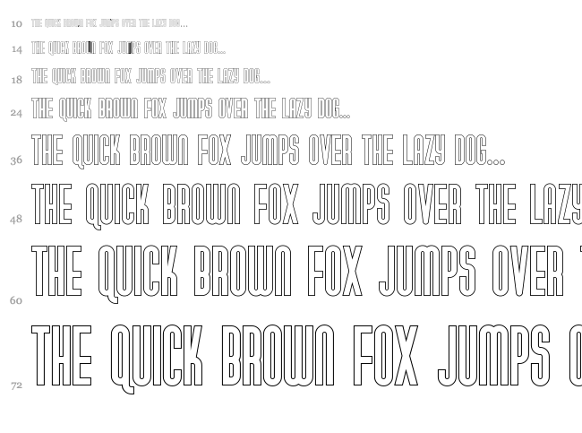 Gotica Moderna KK font waterfall